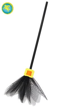 SCOPA STREGA NERA CON FIBBIA